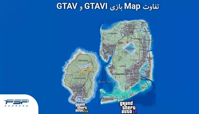 نقشه‌ بازی GTA 5
