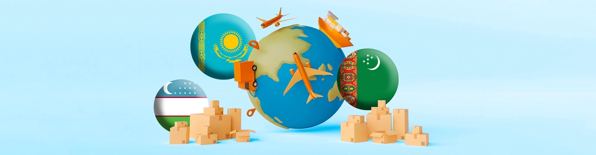 حمل بار به ازبکستان، تاجیکستان و قزاقستان