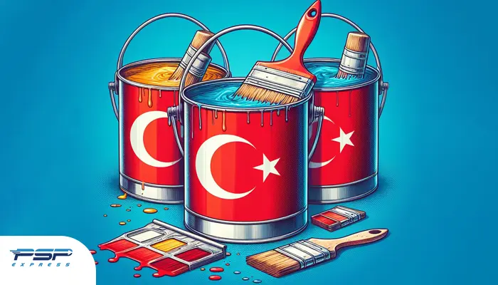 واردات رنگ از ترکیه