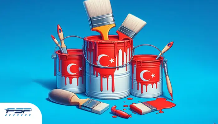 واردات رنگ و ورنی از ترکیه