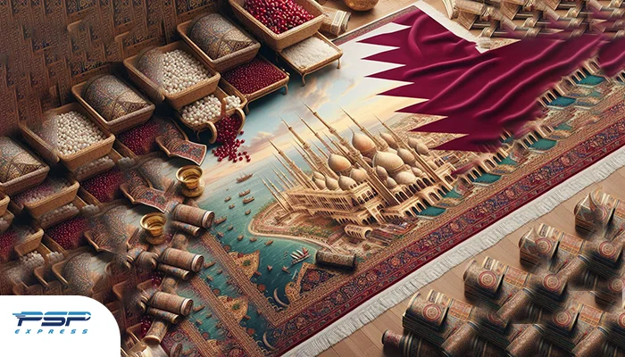 فرش از کالاهای صادراتی به قطر