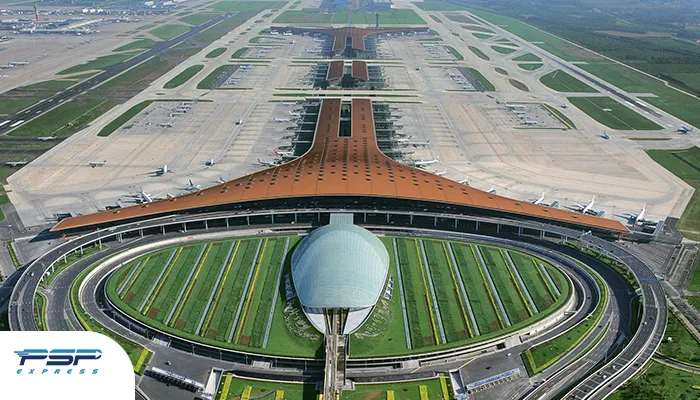 فرودگاه پکن برای حمل بار از چین